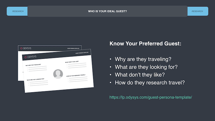 who is your ideal guest? create a persona for your ideal hotel guest - know who you're targeting so you can improve how you communicate with them