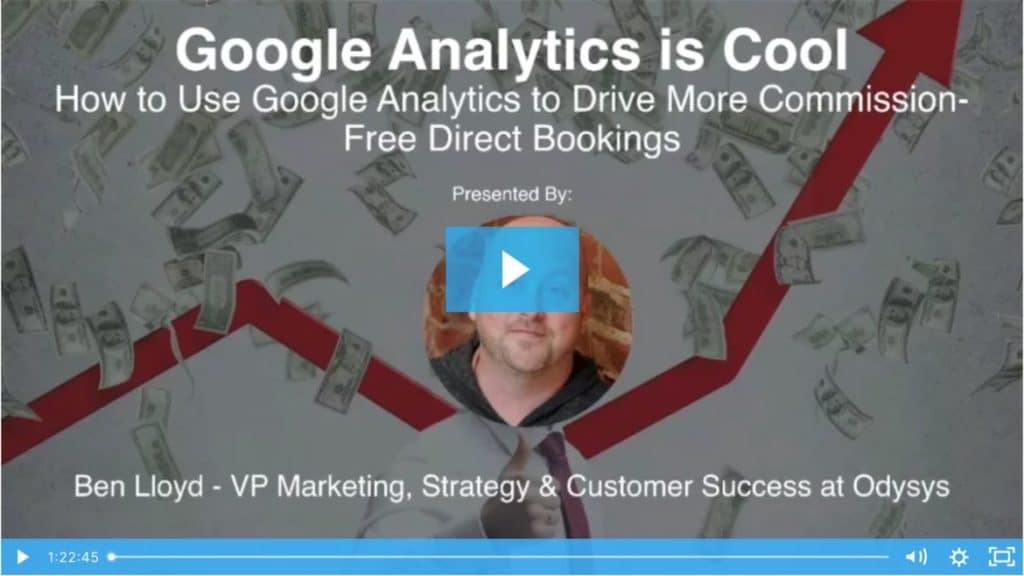 , Using Google Analytics to Drive More Commission-Free Direct Bookings, Odysys